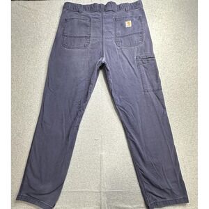Carhartt Pants Mens 38x34 Relaxed Fit Utility Workwear Spandex 102291-412